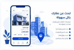 تصميم موقع عقارات باحترافية عالية