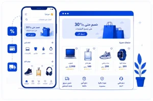 تصميم تطبيق متجر إلكتروني متكامل | مسار الرقمية